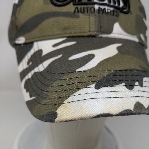 O'Reilly Auto Parts Strapback Hat Camouflage One Size Embroidered 6 Panel - Picture 3 of 10